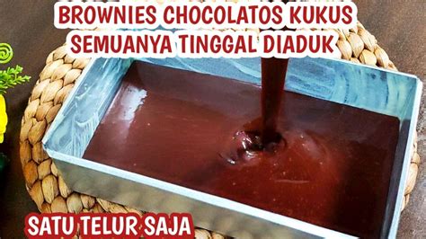 Brownies Chocolatos Termudah Tercepat Enak Lembut Dan Nyoklat Youtube