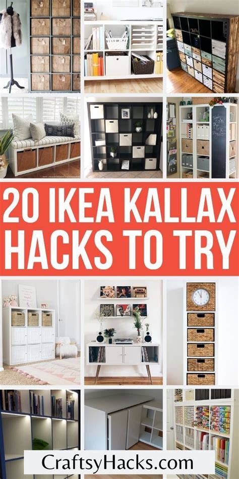 20 Ikea Kallax Hacks Your Home Needs Ikea Kallax Shelving Ikea