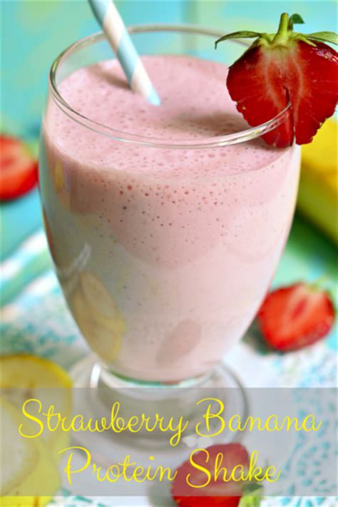 Strawberry Banana Protein Shake Recipe Evolv