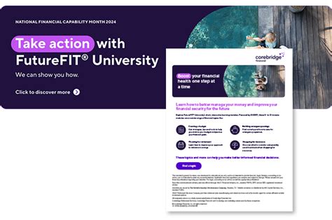 National Financial Capability Month Plan Sponsor Toolkit Corebridge