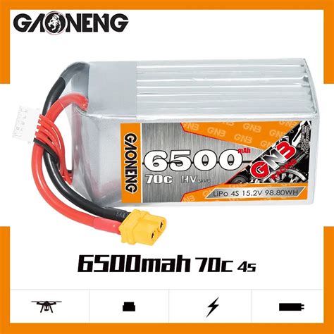 GAONENG GNB 4S2P 6500mAh 15 2V 70C HV Soft Shorty Light Lipo Battery