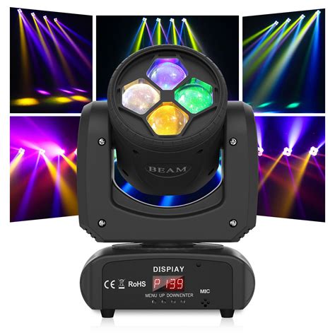 W Beam Moving Head B Hnenlicht Rgbw Led Gobo Spot Dmx Dj Disco Party