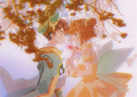 Kinomoto Sakura And Li Xiaolang Cardcaptor Sakura Drawn By Negai