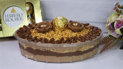 Mini Travessa De Ferrero Rocher Op O De Sobremesa Para O Natal