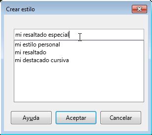 Crear Estilos Personalizados Trabajo Con Estilos En Libreoffice Writer