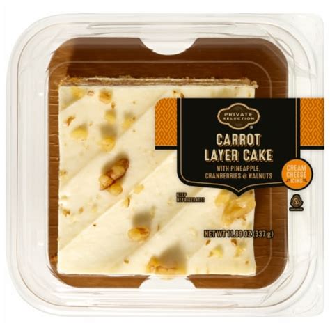 Private Selection® 3 Layer 4x4 Carrot Cake Square 1189 Oz Frys Food Stores