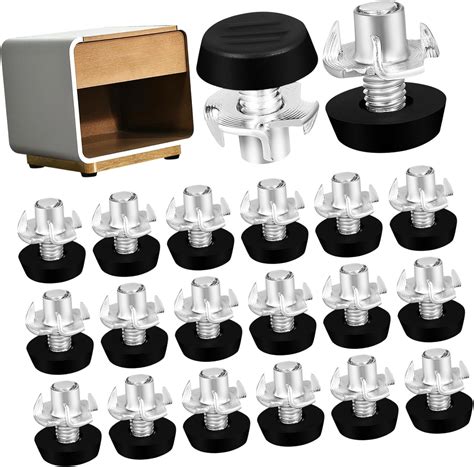 Amazon Housoutil 20sets Table Legs Furniture Nuts Desk Legs Table