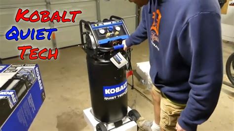 Kobalt Quiet Tech 26 Gallon Single Stage Air Compressor Review 150 Psi Youtube