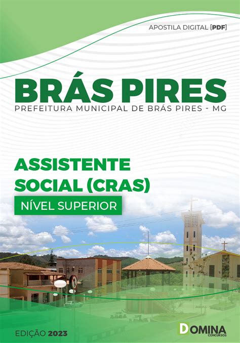 Apostila Pref Brás Pires Mg 2023 Assistente Social Cras