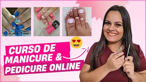 Curso De Manicure E Pedicure Online Iniciante Cursos De Manicure