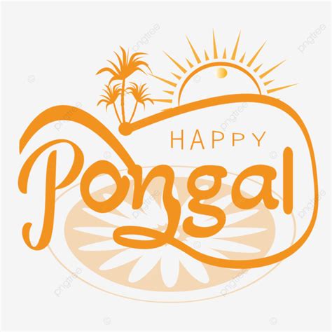 Happy Pongal Holiday Harvest Festival Of Tamil Nadu South India