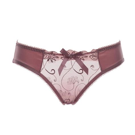 ENSEMBLE LINGERIE Femme Mode Sexy En Dentelle Semi Transparente A Taille Basse Beige Cdiscount