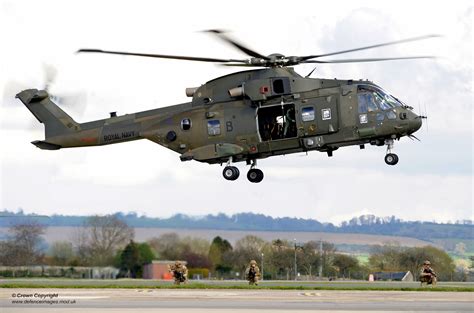 Snafu Merlin Mk3 Helicopters 846 Naval Air Sqdn Commando