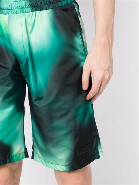 Karl Lagerfeld Ombr Effect Swim Shorts Green Farfetch