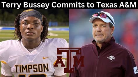 Breaking Terry Bussey Commits To Texas A M Special Way Player