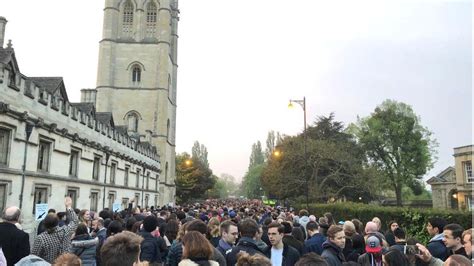 In Pictures Streets Filled With Revellers To See In May Morning Bbc News