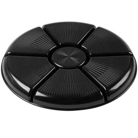 Fineline D Bk Innovative Caterware Round Black Plastic