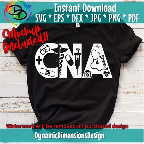 Cna Svg Cna Sublimation Nurse Svg Peace Love Cna Png Instant Down By Dynamic Dimensions