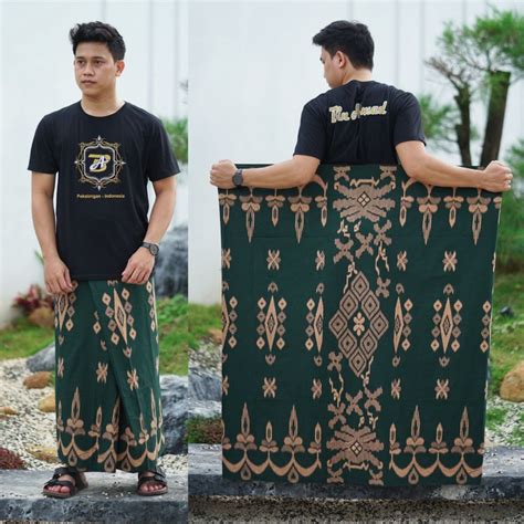 Jual Sarung Batik Sarung Kang Santri Sarung Batik Motif Aksara Jawa