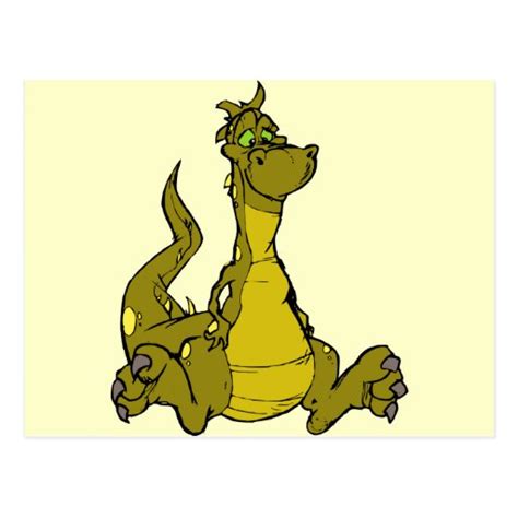 Goofy Dragon Postcard Zazzle