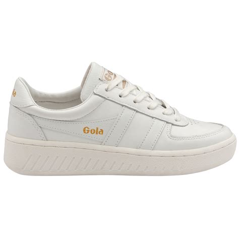 Buy Gola Womens Grandslam Leather Trainers In White Online At Gola