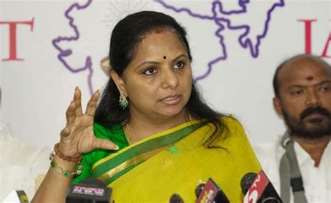 Brs Leader K Kavitha Leads Hunger Strike Demanding Early Passage Of