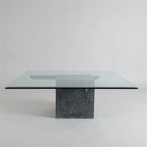 Artedi Marble And Glass Coffee Table British Furniture Post 1950