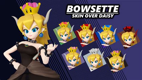 Artstation Bowsette Over Daisy Smash Ultimate Mod