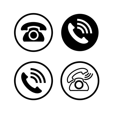 Phone Icon Vector Telephone Icon Symbol Isolated Call Icon 6606547