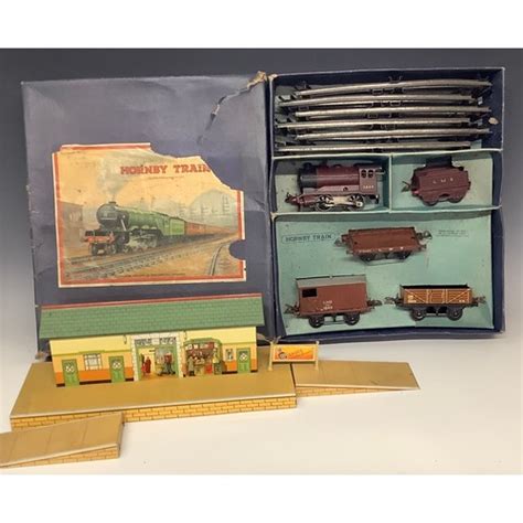 Toys Juvenalia A Hornby O Gauge Tinplate And Clockwork No 601 Goods