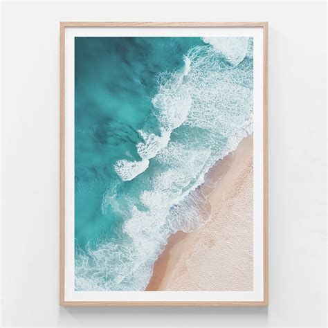 Aerial Beach Framed Print Or Canvas Wall Art 41 Orchard