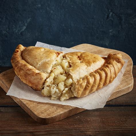 Large Cheese & Onion Cornish Pasty | Warrens Bakery