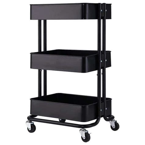 Black Freestanding Bathroom Shelf Semis Online