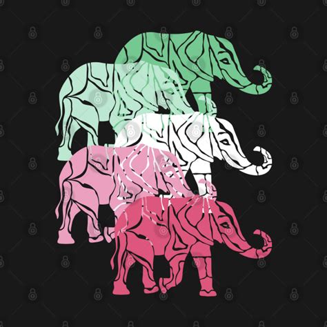 Abrosexual Pride Flag Lgbtq Lgbt Abro Pride Elephants Abrosexual T