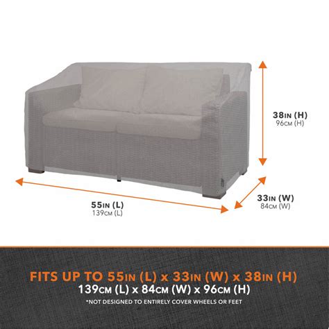 Modern Leisure Garrison Heavy Duty Patio Sofa Cover With 3 Year