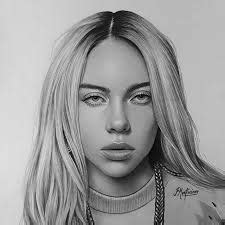 Dibujos De Billie Eilish A L Piz Retratos Muy Realistas Para Imprimir