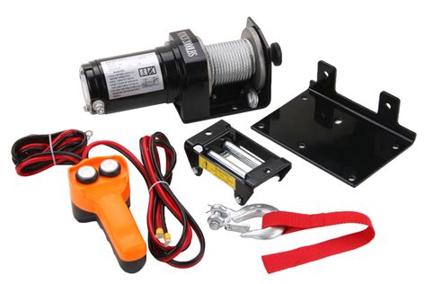 2000 lb Electric Winch 12V Volt With Remote Control Quad Boat ATV Trailer New