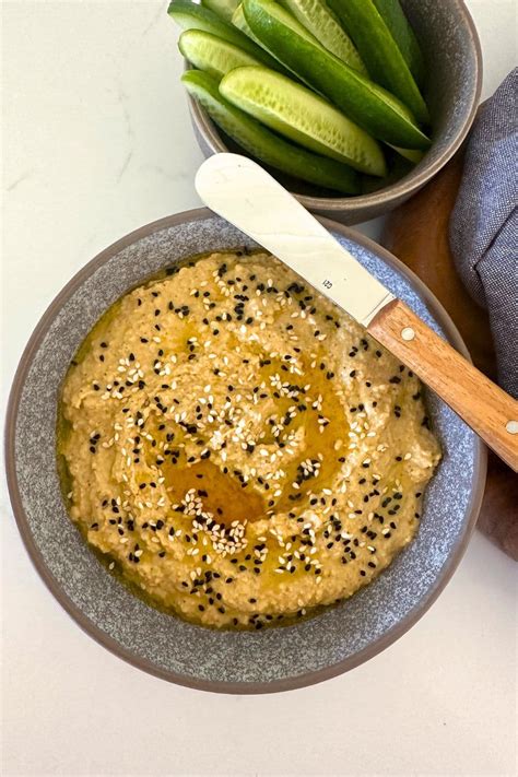 Easy Hummus Recipe Without Tahini Better Than Store Bought The Pantry Mama