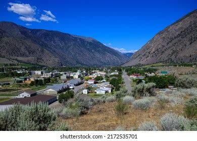 Keremeos Village Southern Interior British Columbia Stock Photo