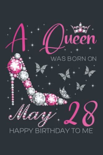 A Was Born on May 28, 28th May Birthday Meme: Notebook Planner - 6 x 9 inch (A5) pages, Daily ...