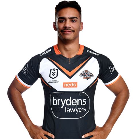 Daine Laurie Wests Tigers Nrl Player Profile Zero Tackle