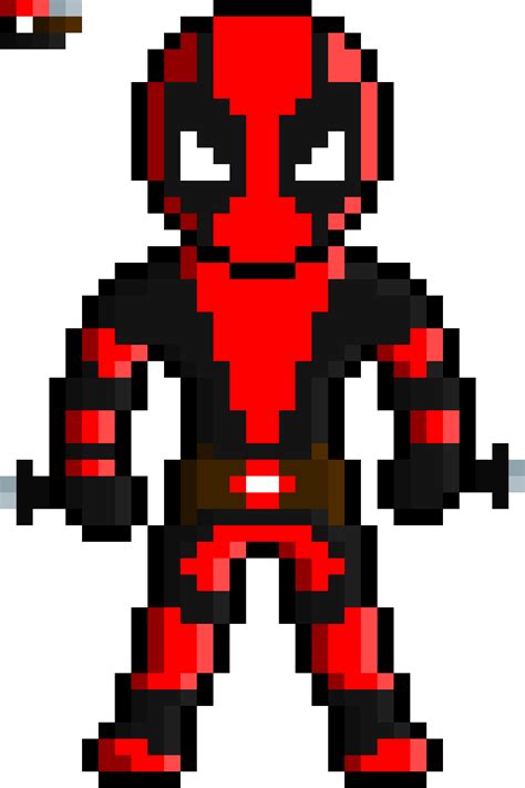 Pixilart - Deadpool - Pixel Art (2nd) by LORD