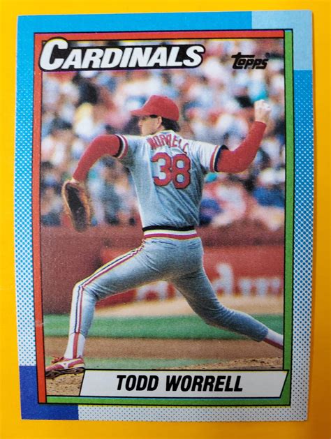 Todd Worrell 95 Prices 1990 Topps Tiffany Baseball Cards