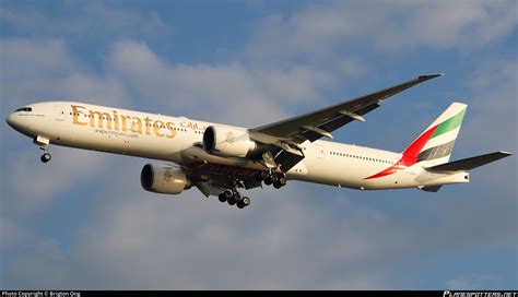 A Ego Emirates Boeing Her Photo By Brigton Ong Id