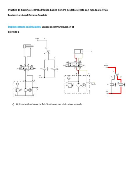 Pr Ctica Circuito Electrohidr Ulico O Pr Ctica Circuito