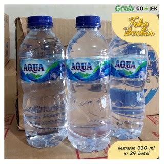 Jual AQUA AIR MINERAL KEMASAN 330 ML ISI 24 BOTOL Indonesia Shopee