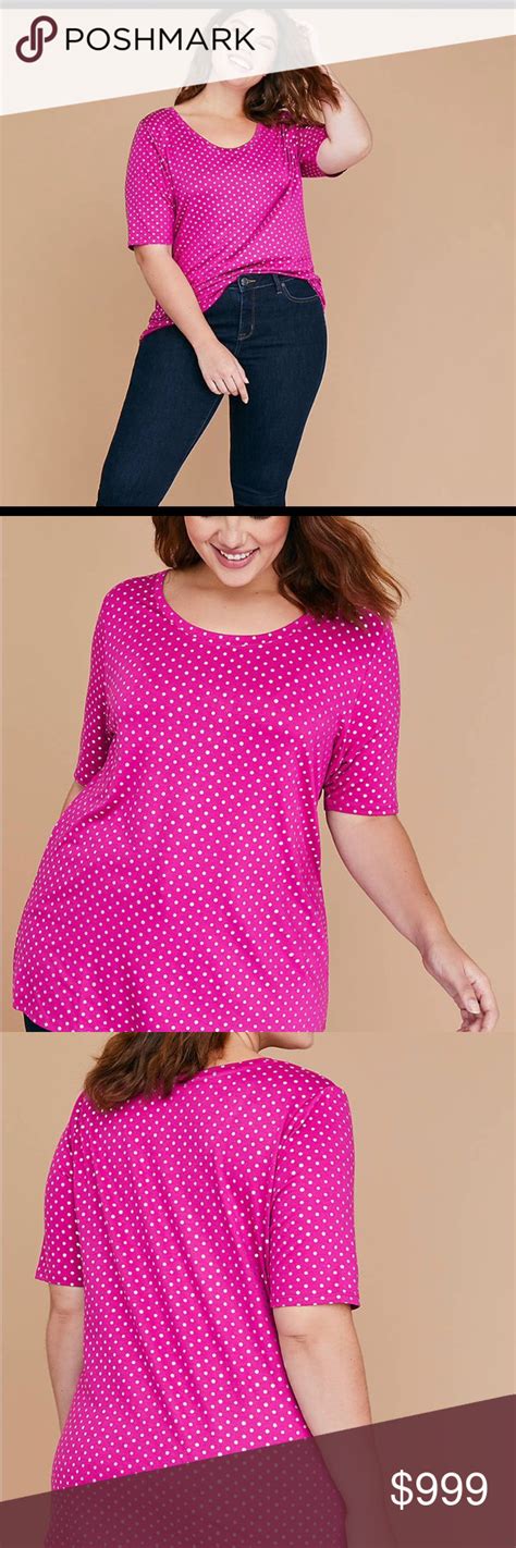 Plus Size Pink Top Pink Tops Clothes Design Knit Tees