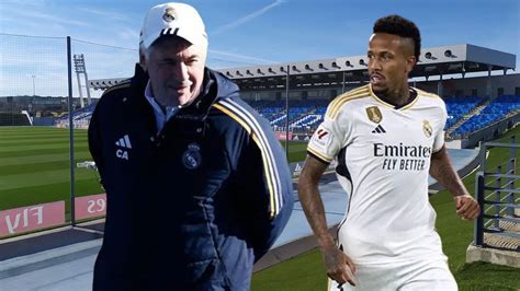 Ancelotti ya ha informado a Militao el brasileño no se lo puede creer