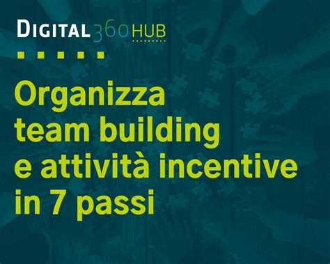 Come organizzare attività di Team building e Incentive di successo