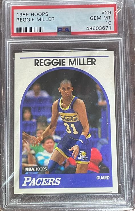 Reggie Miller Hoops Base Psa Price Guide Sports Card Investor